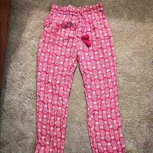 Boden  Pink and White Pineapple Bottoms